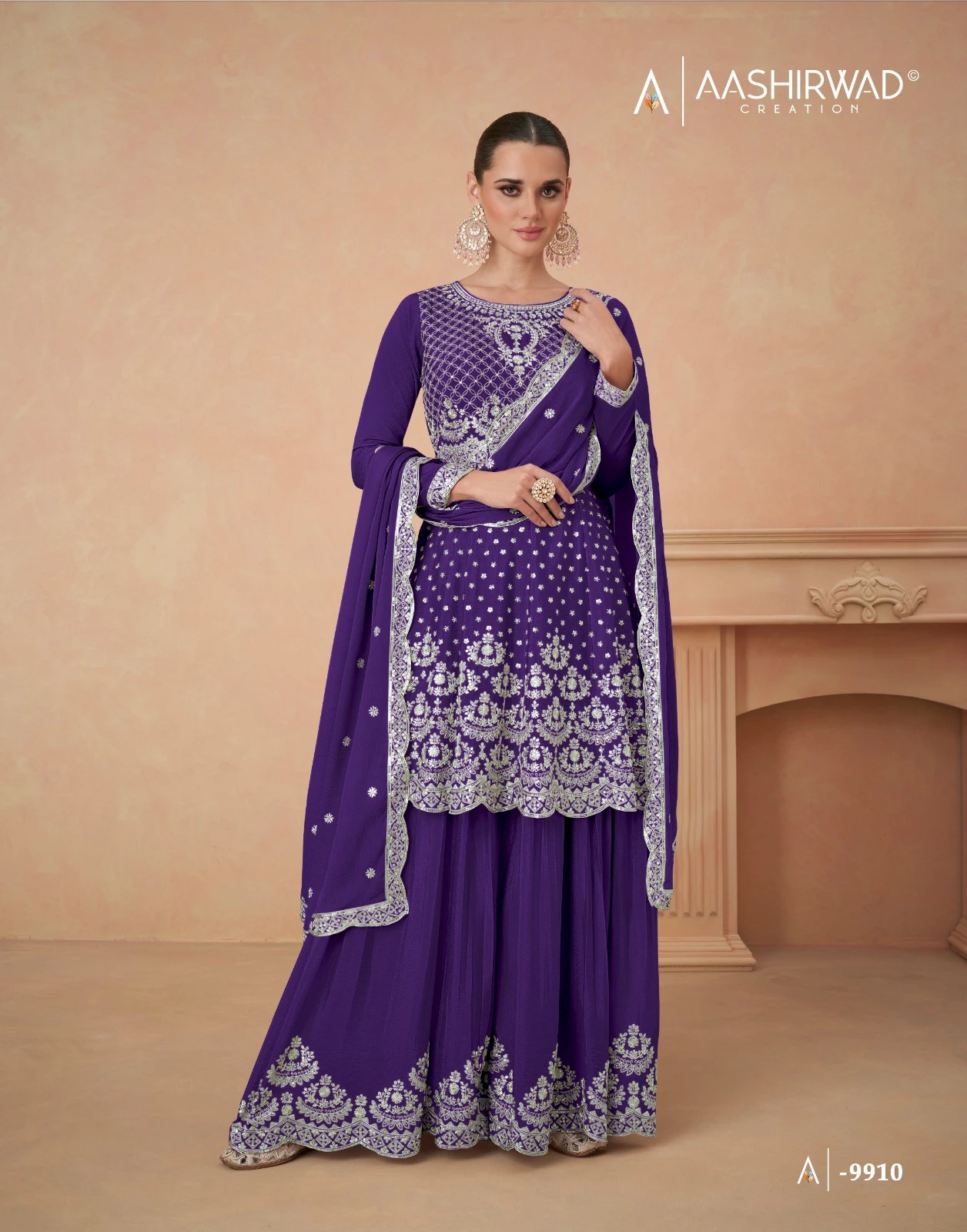 Aashirwad Aahana Gold Aahana Gold Wholesale Designer Readymade Salwar Suit Catalog — Wholesale Salwar Suits, Aashirwad Creation wholesale from Surat - Gallery Image 2